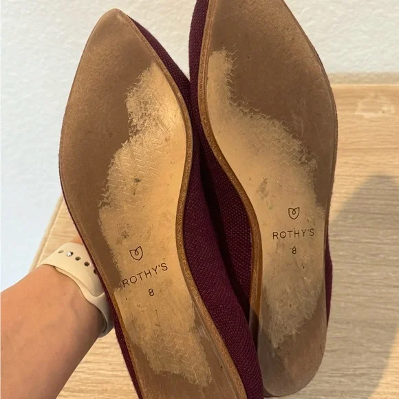 ROTHYS THE POINT WOMENS FLAT SHOES 8.5 - Picture 4 of 4